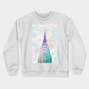 Chrysler Building (Watercolor) Crewneck Sweatshirt